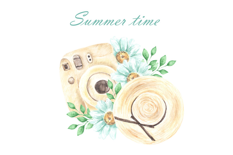 watercolor-clipart-summer-time-spring-time-watercolor-illustrations