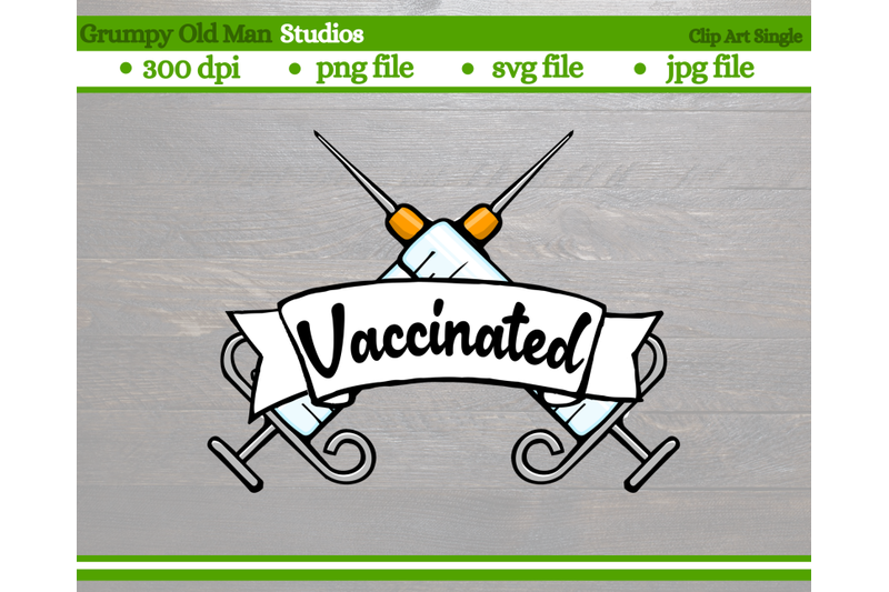 covid-vaccinated-banner-cut-file-coronavirus-vaccine-clip-art-with