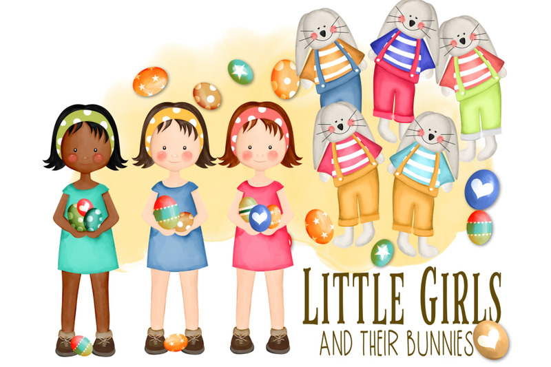 little-girls-and-their-bunnies