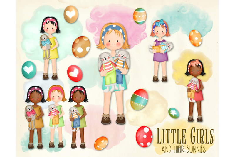 little-girls-and-their-bunnies