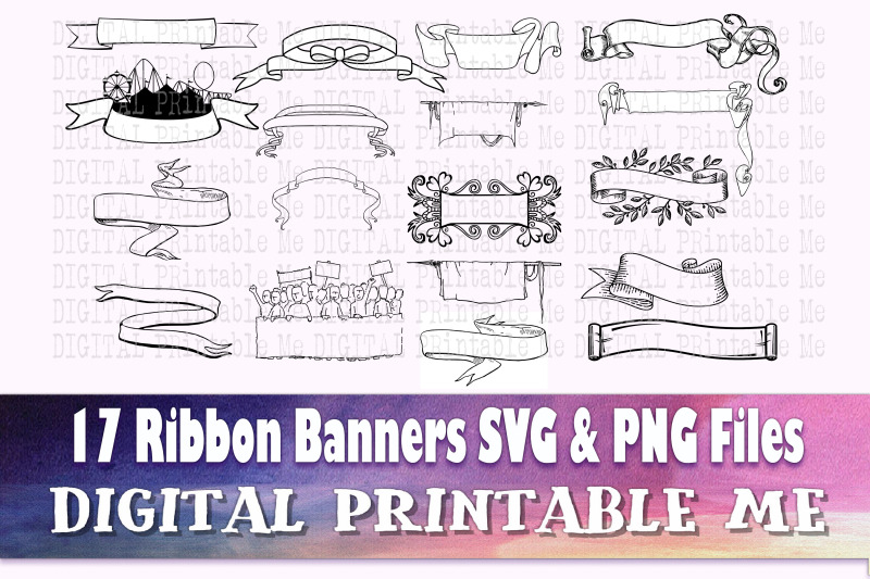 ribbon-banner-svg-silhouette-bundle-17-cut-files-label-png-clip-ar