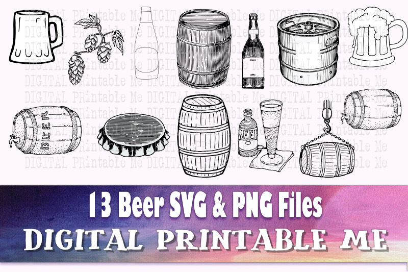 beer-svg-silhouette-bundle-13-images-alcohol-adult-beverage-mug