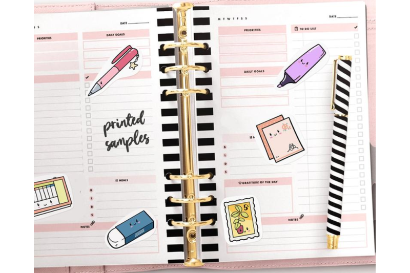 Planner Sticker 20 & Washi Tape Graphic by arts4busykids · Creative Fabrica