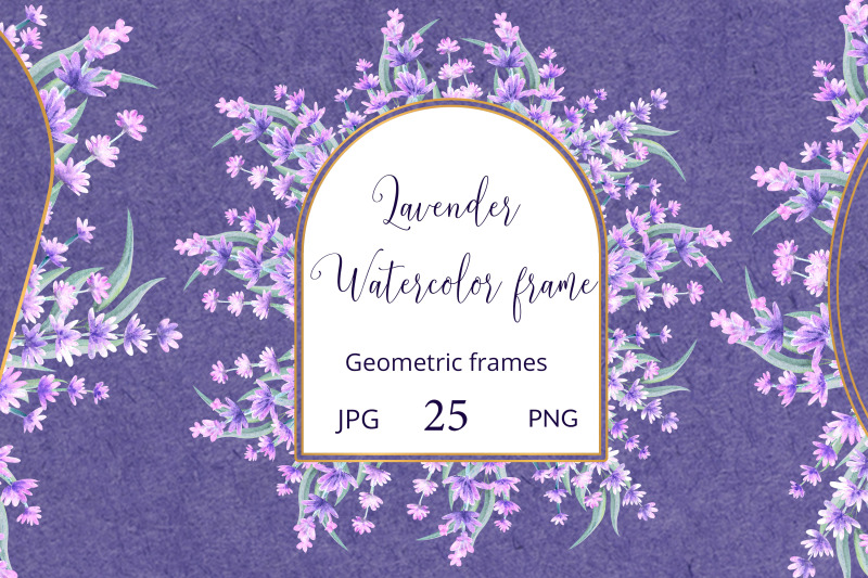 lavender-sprigs-watercolor-frames
