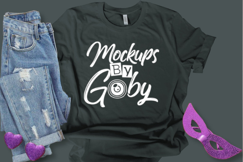 mockup-women-black-t-shirt-mardi-gras-mockup-carnival-graphic