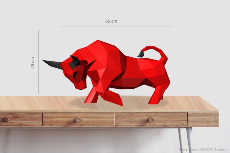 diy-bull-sculpture-3d-papercraft