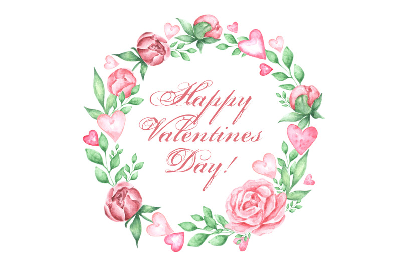 valentines-day-watercolor-clipart-frame-wreath-border-love-clipart