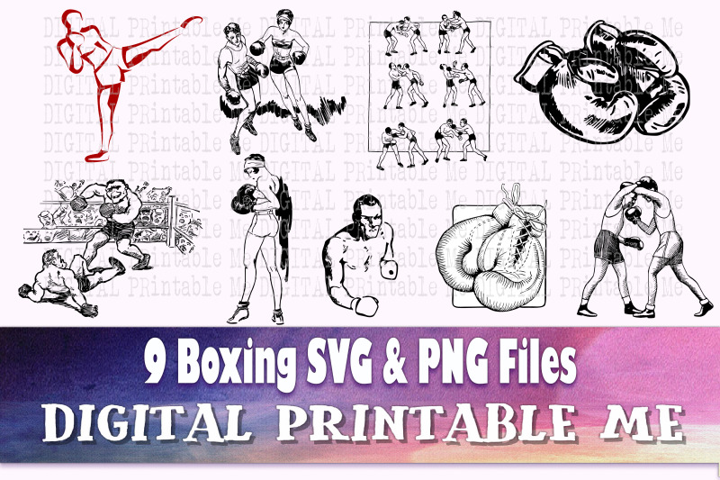 boxing-svg-bundle-illustration-png-clip-art-9-digital-images-spor