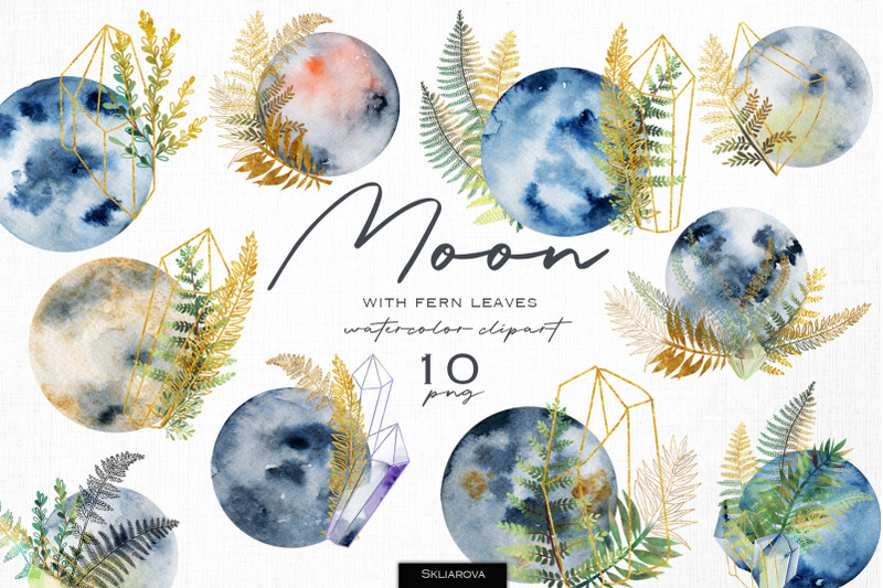 moon-with-fern-leaves