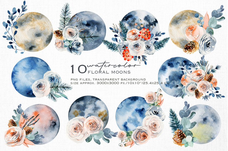 vintage-floral-moon-clipart