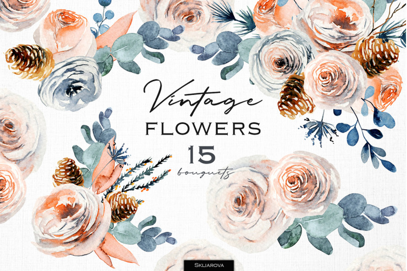 vintage-floral-bouquets