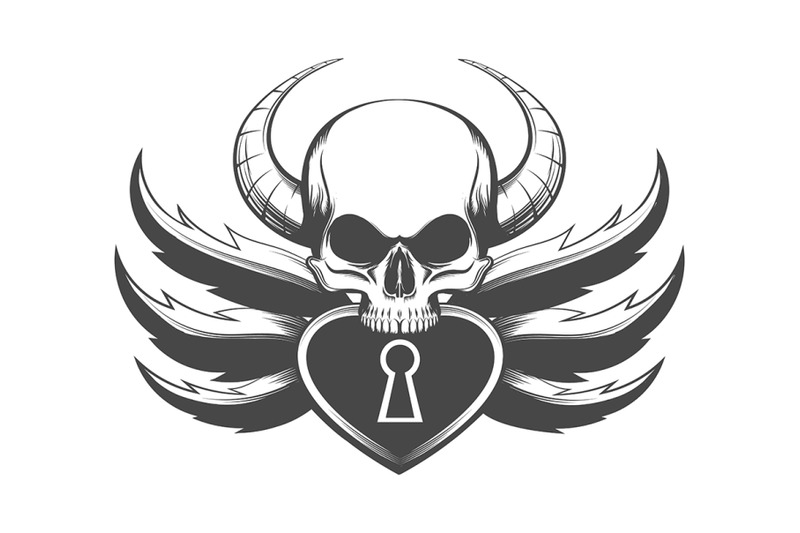 skull-and-padlock-tattoo