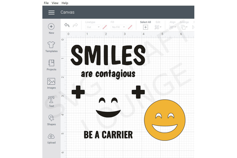 smiles-are-contagious-t-shirt-sayings-digital-download-svg-dxf-pn
