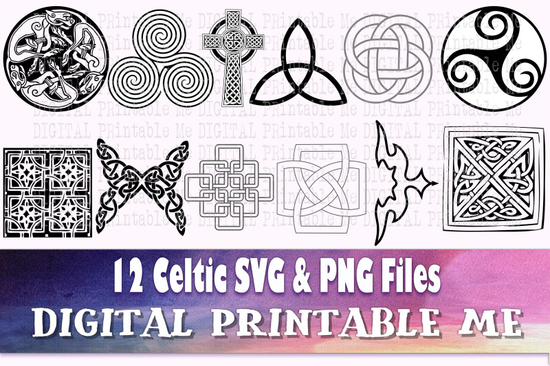 celtic-svg-silhouette-bundle-12-celtic-knot-cross-symbol-flourish