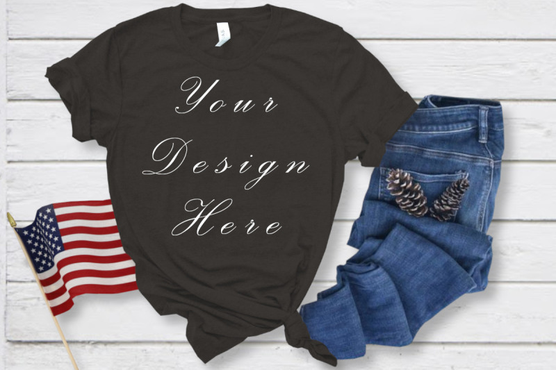 black-t-shirts-mockup-unisex-mock-ups-4th-of-july-usa-flag