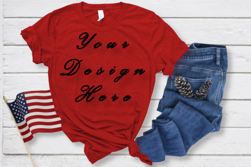 red-t-shirt-mockup-digital-mockups-white-background-flat-lays-image