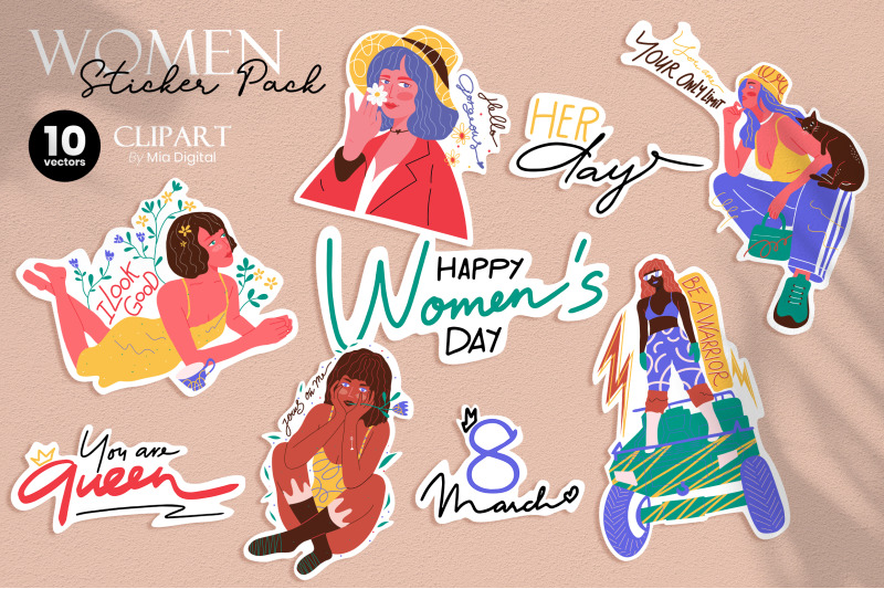 women-empowerment-sticker-pack-8-march-happy-women-039-s-day-vector-set