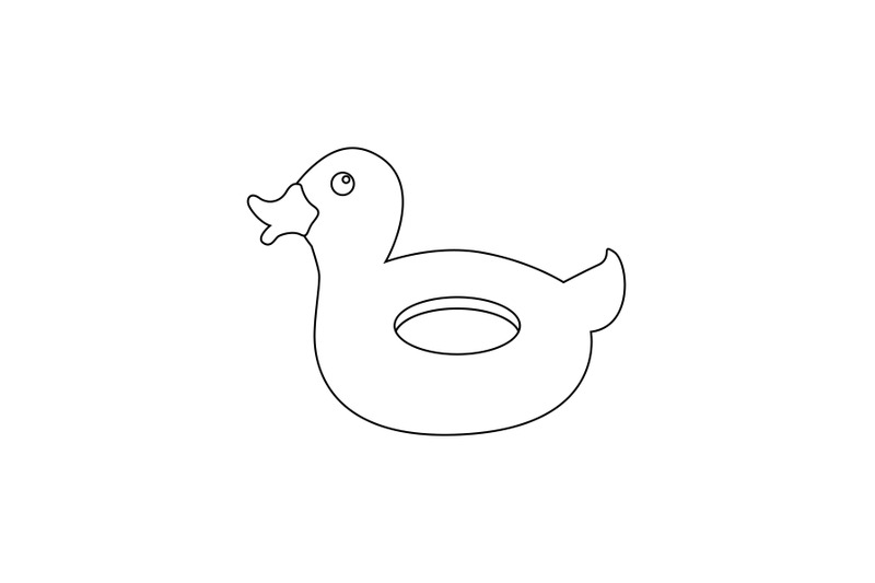 duck-buoy-outline-icon