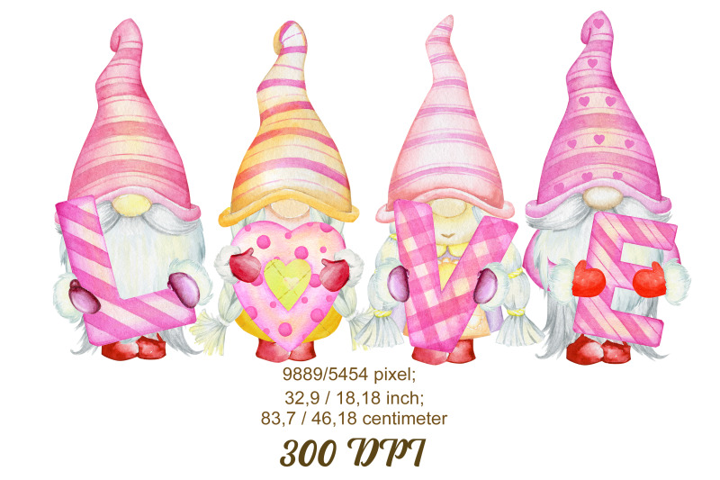 watercolor-clip-art-valentine-039-s-day-valentine-gnome-clipart-valent