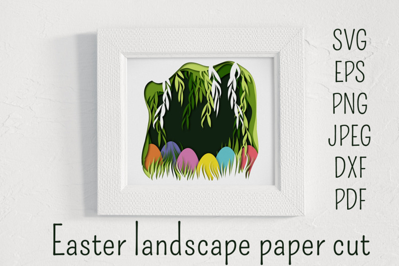 easter-paper-cut-landscape-easter-shadow-box-template