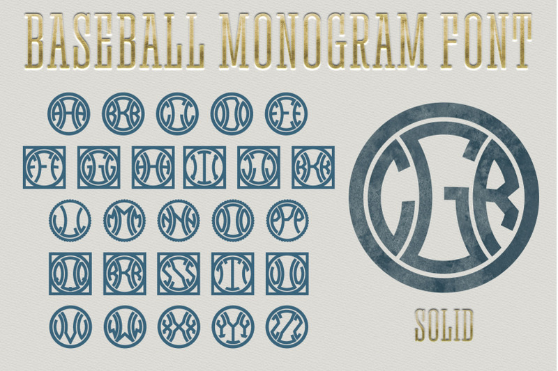baseball-monogram-font
