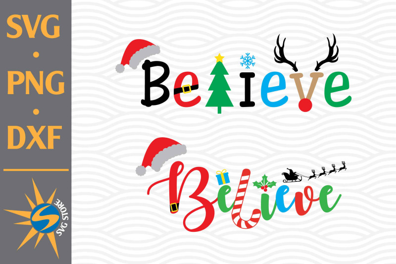 believe-svg-png-dxf-digital-files-include