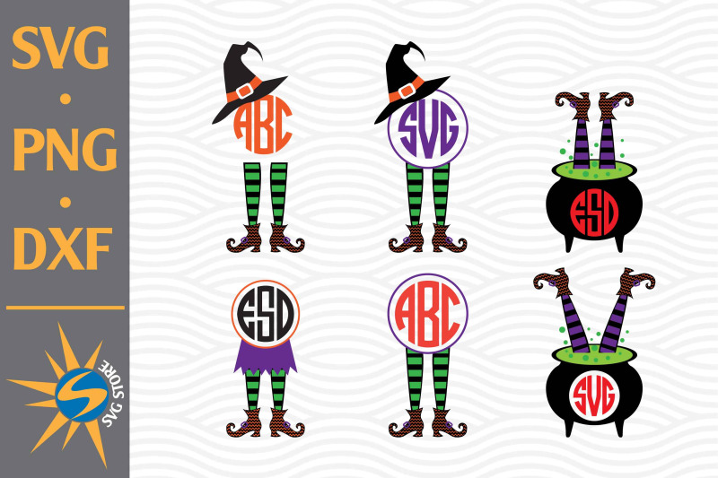 witch-leg-monogram-svg-png-dxf-digital-files-include