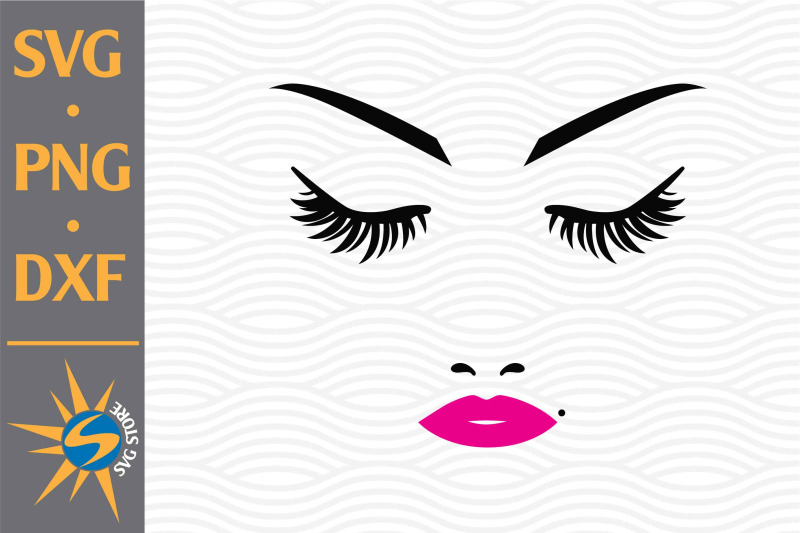 eyelash-face-woman-svg-png-dxf-digital-files-include