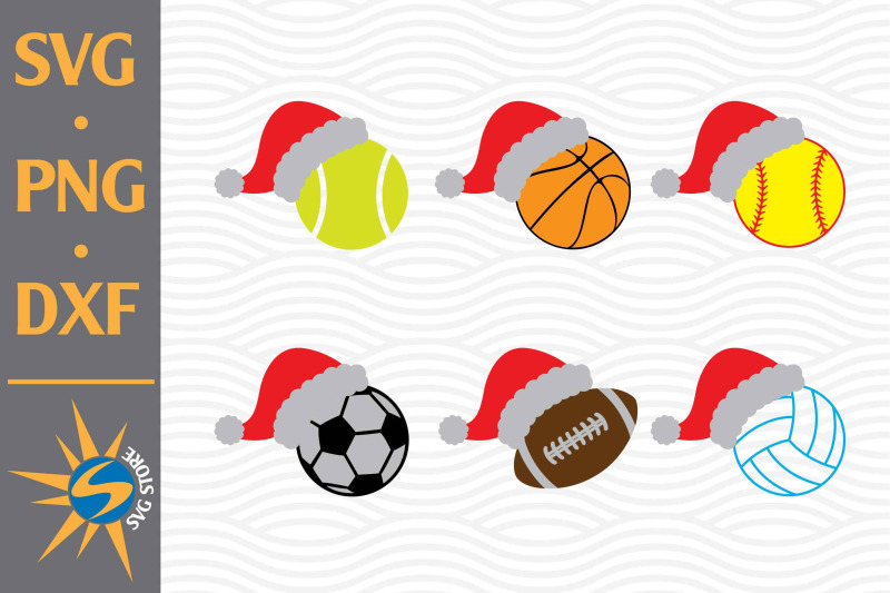 sport-ball-santa-hat-svg-png-dxf-digital-files-include