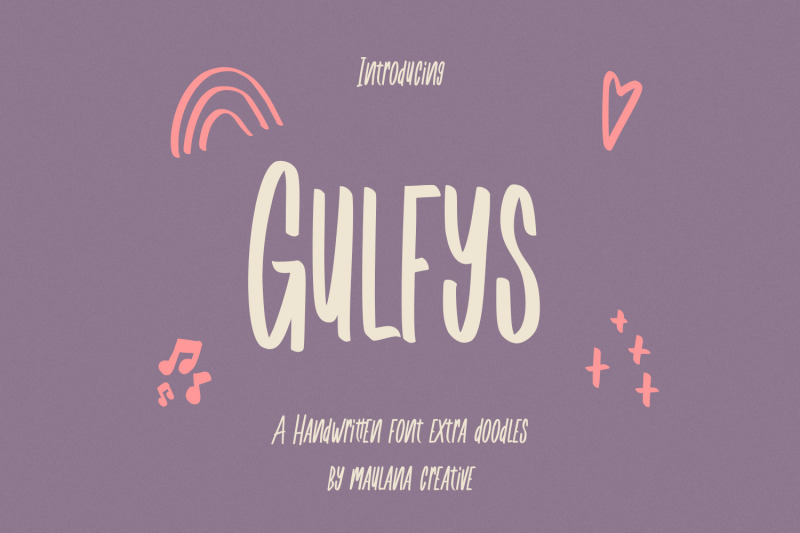 gulfys-handwritten-font-extra-doodles