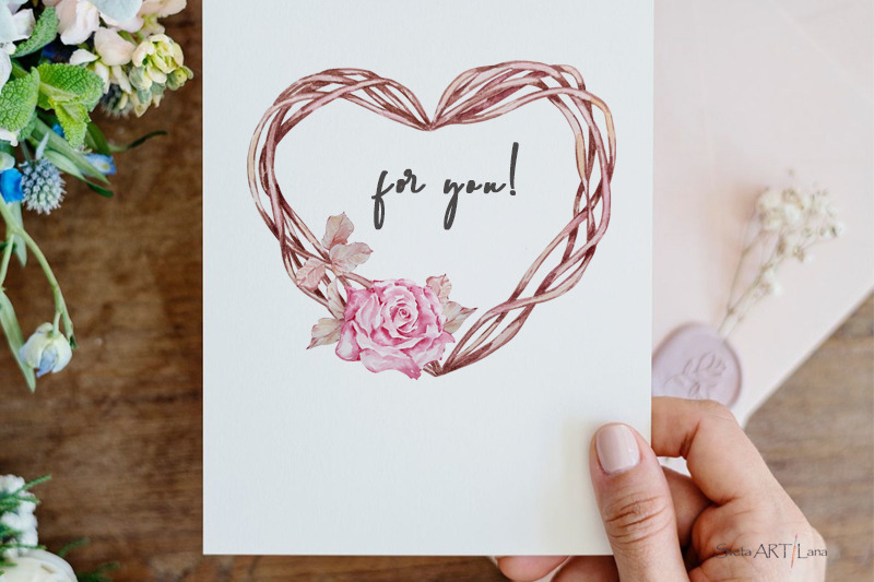 watercolor-heart-valentine-wreath-boho-clipart