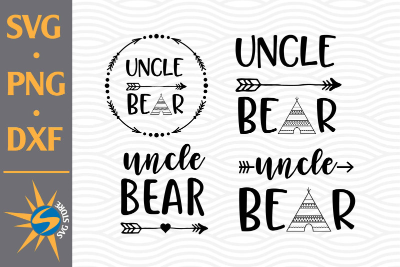 uncle-bear-svg-png-dxf-digital-files-include