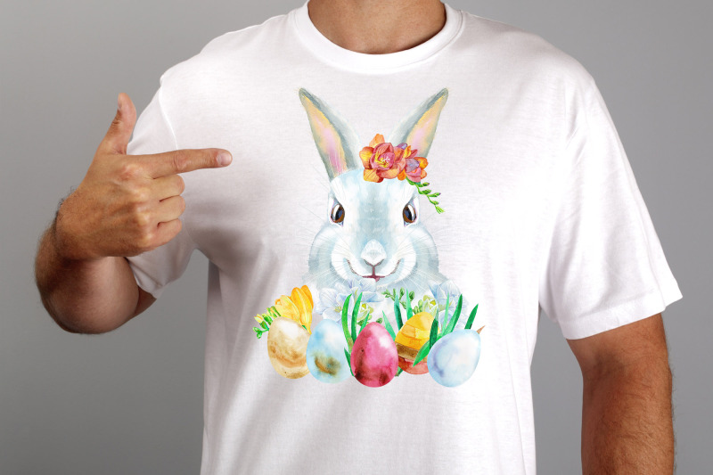 watercolor-white-rabbit