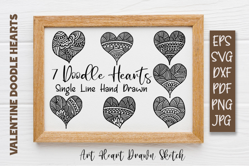 7-mandala-doodles-heart-single-line-sketch-design