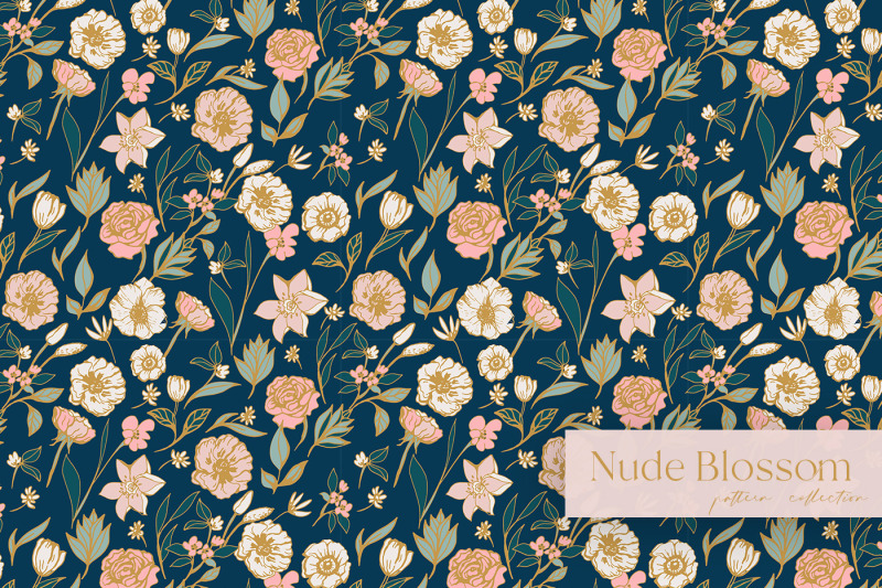 nude-blossom-pattern-collection