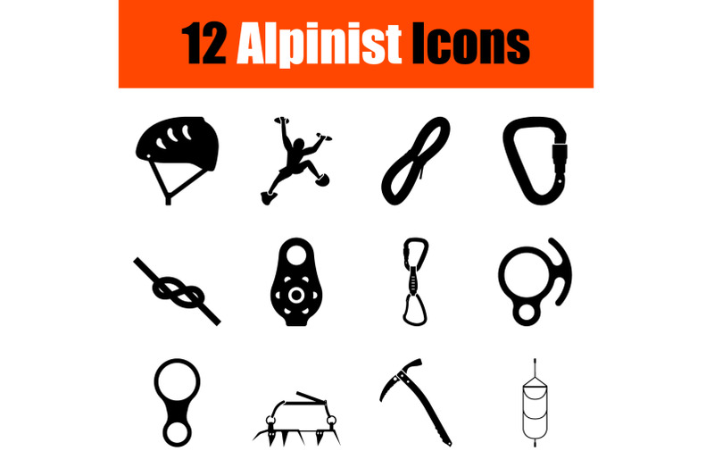 alpinist-icon-set