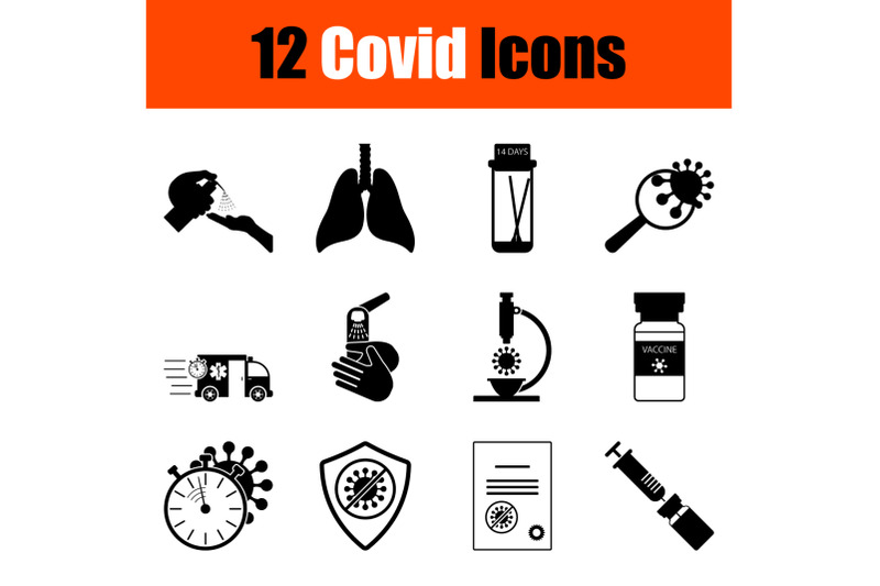 covid-icon-set