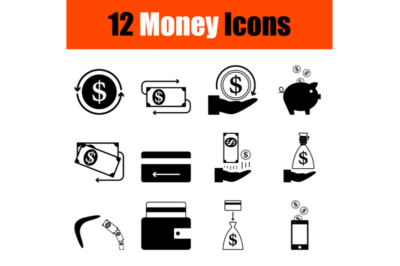 money-icon-set