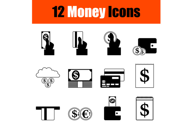 money-icon-set