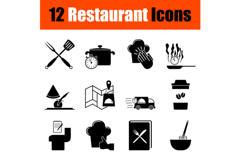 restaurant-icon-set