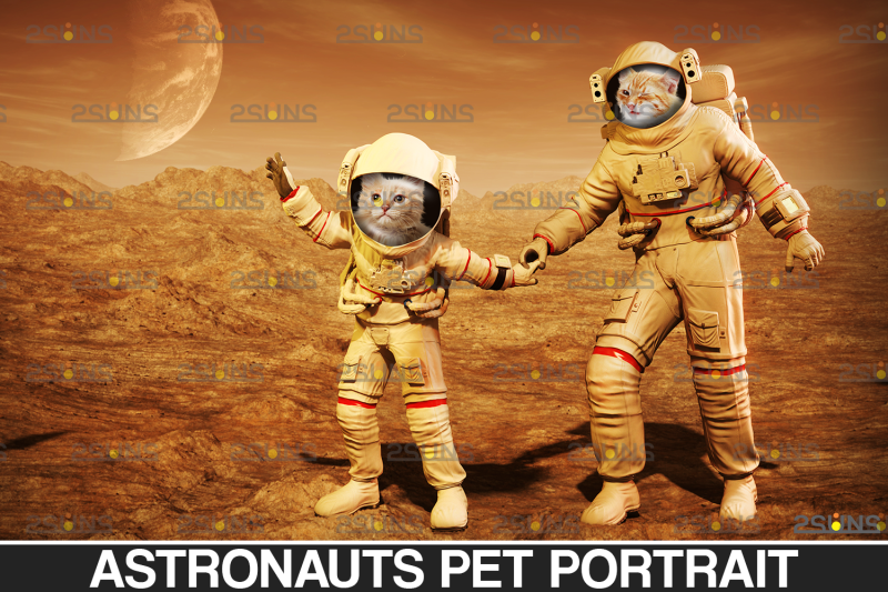 astronaut-pet-portrait-template-amp-digital-pet-art-pet-painting