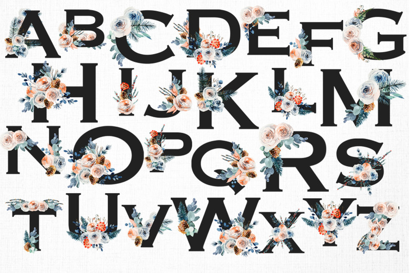 vintage-floral-alphabet