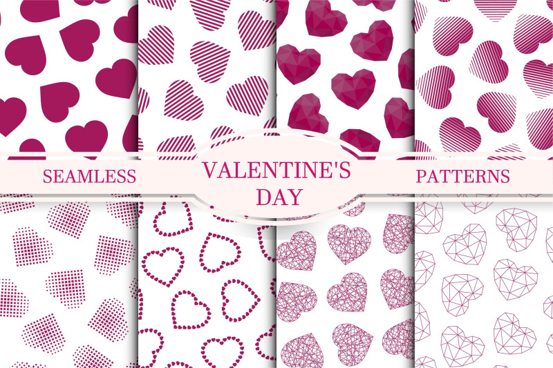 vector-seamless-patterns-with-hearts