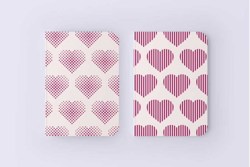 set-of-cute-posters-with-hearts