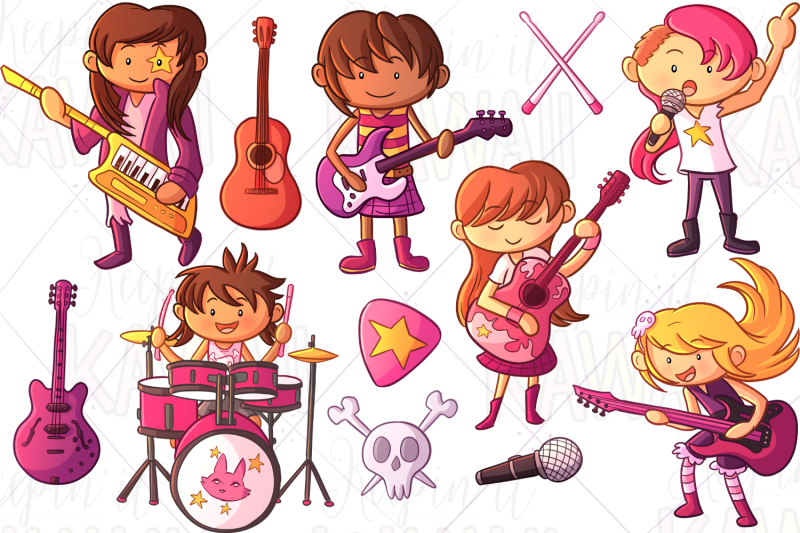 rock-star-girls-clip-art