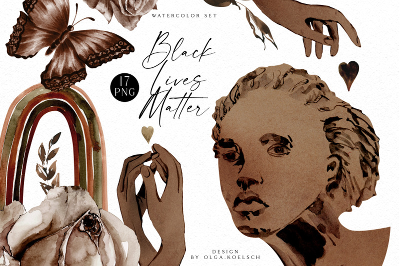 black-lives-matter-clipart-watercolor-brown-hands-black-heart-png