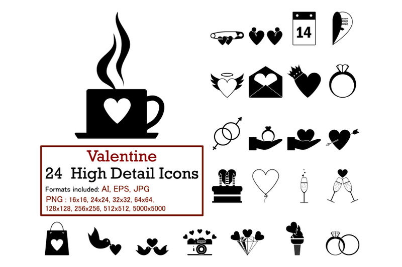 valentine-icon-set