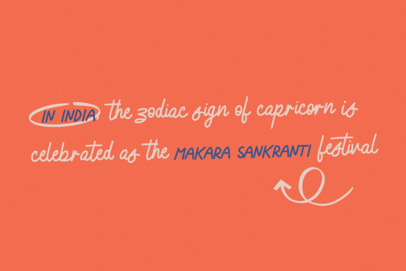 capricorn-sign-handwritten-font-duo