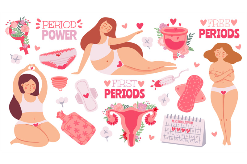 female-menstruation-women-with-period-and-hygiene-product-tampon-san