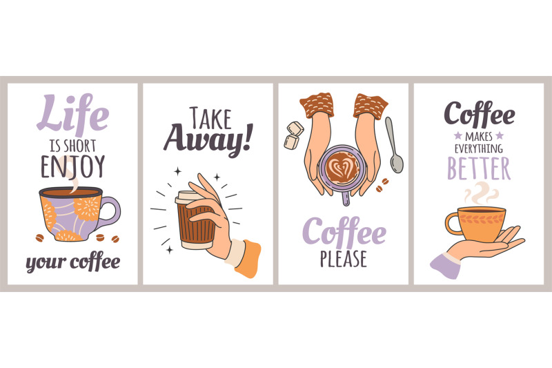 coffee-cups-and-quotes-poster-for-cafe-restaurant-and-shop-take-awa